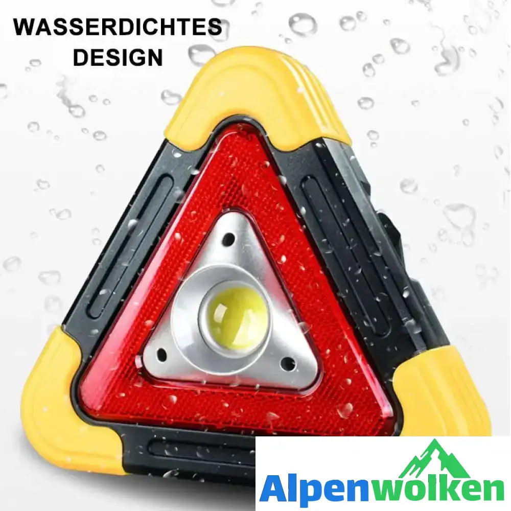 Alpenwolken - Solar dreieckiges Warnlicht