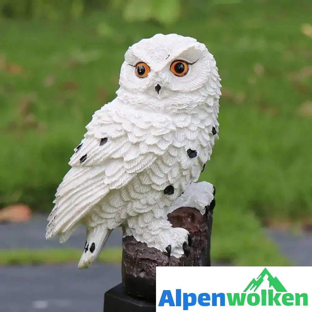 Alpenwolken - Solar Eulen Garten dekoratives Landschaftslicht