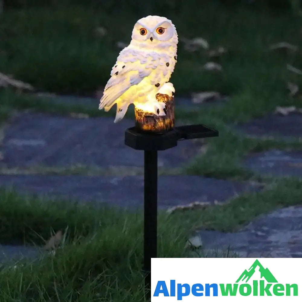 Alpenwolken - Solar Eulen Garten dekoratives Landschaftslicht