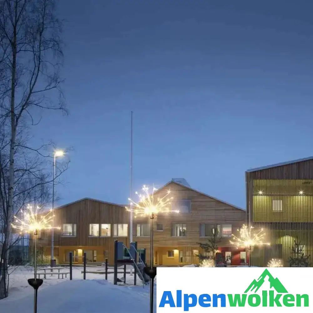 Alpenwolken - Solar Garten Feuerwerkslampe