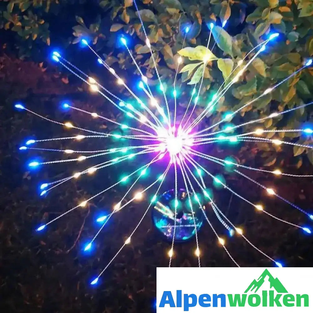 Alpenwolken - Solar Garten Feuerwerkslampe