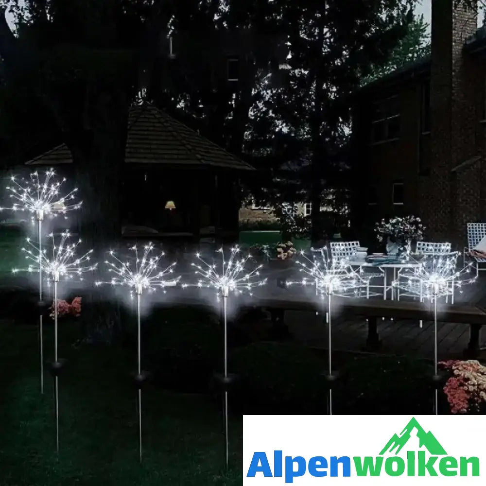 Alpenwolken - Solar Garten Feuerwerkslampe