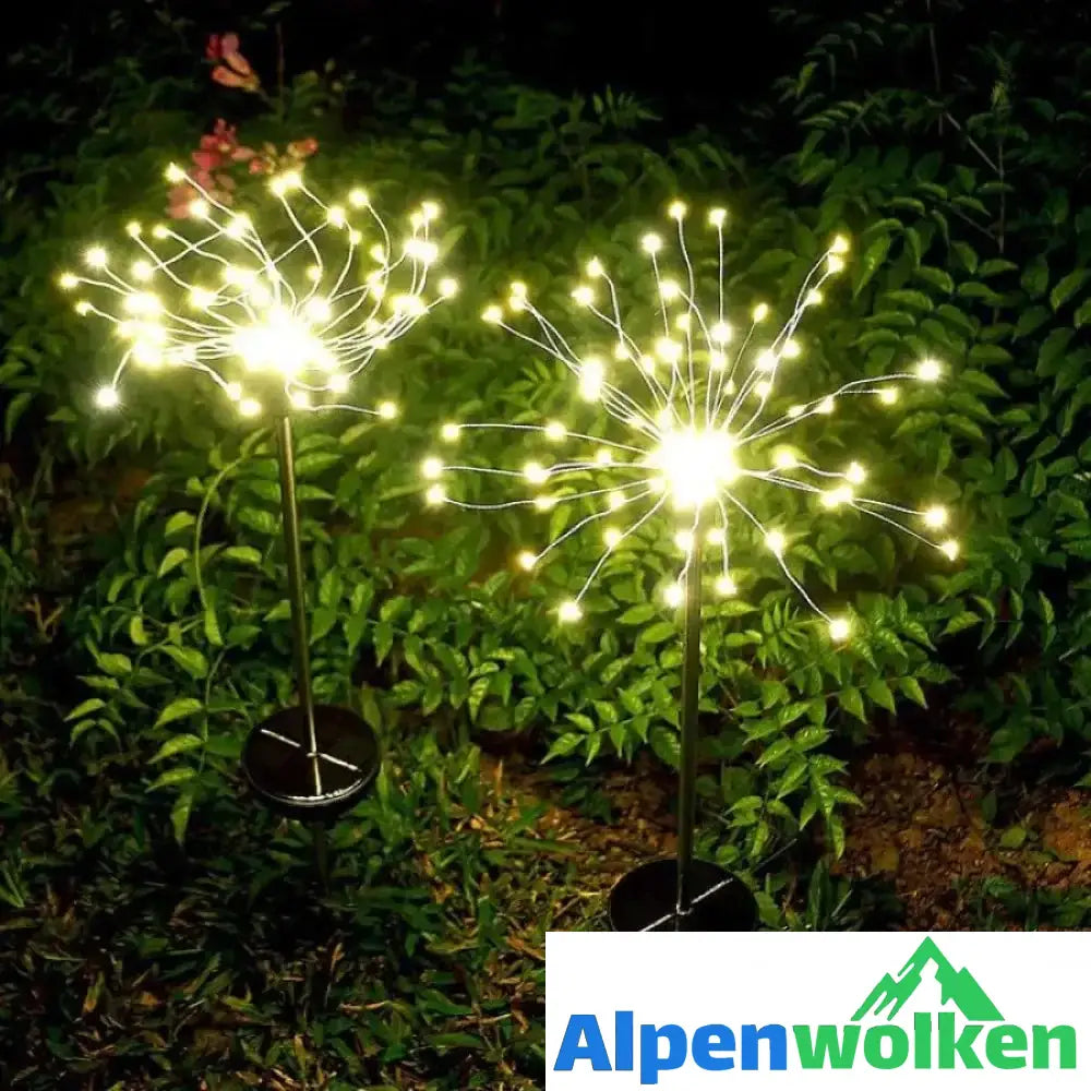 Alpenwolken - Solar Garten Feuerwerkslampe