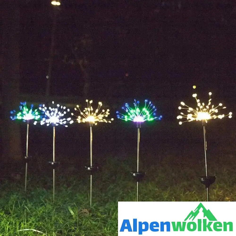 Alpenwolken - Solar Garten Feuerwerkslampe