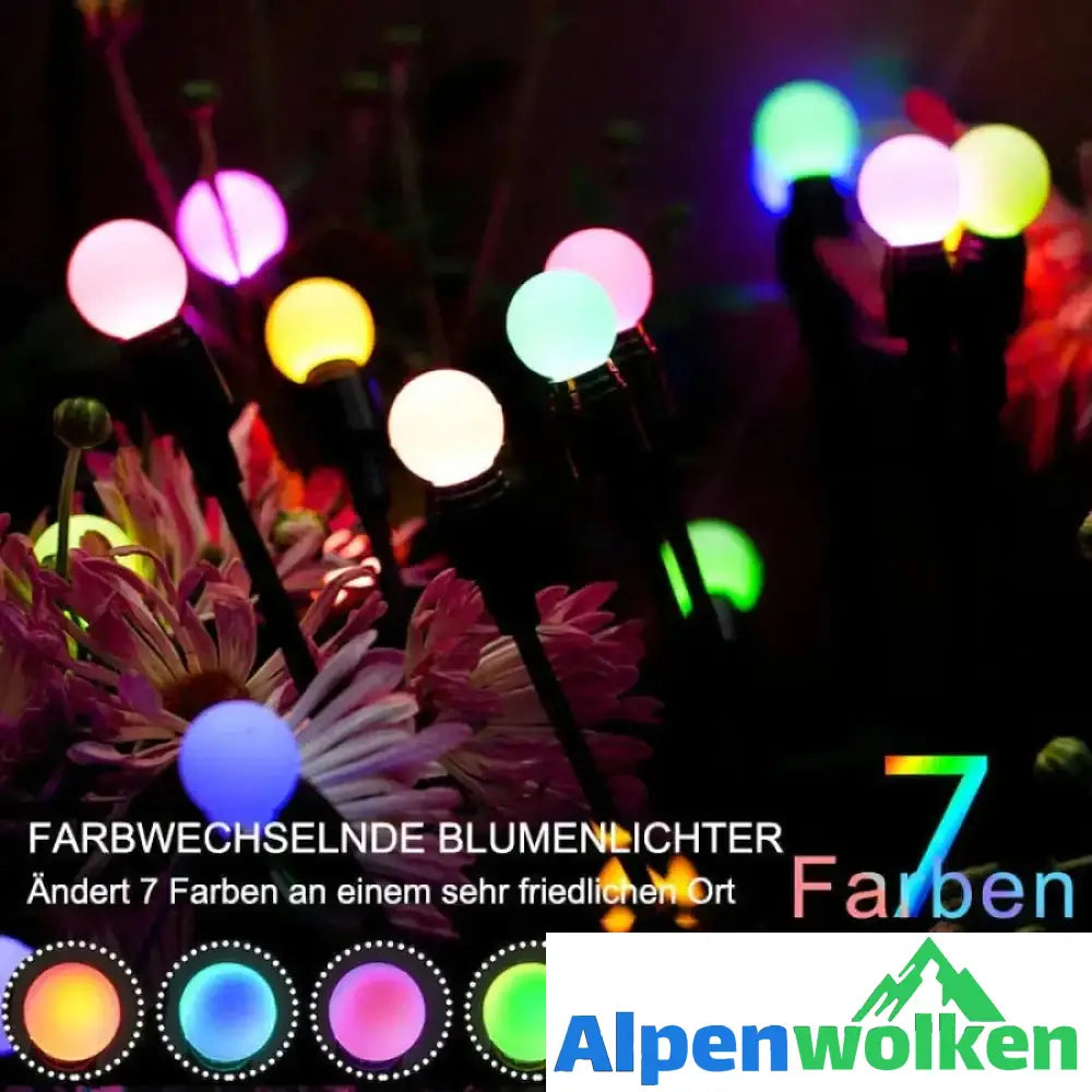 Alpenwolken - Solar Garten LED Glühwürmchen Steckleuchte | selber bauen garten