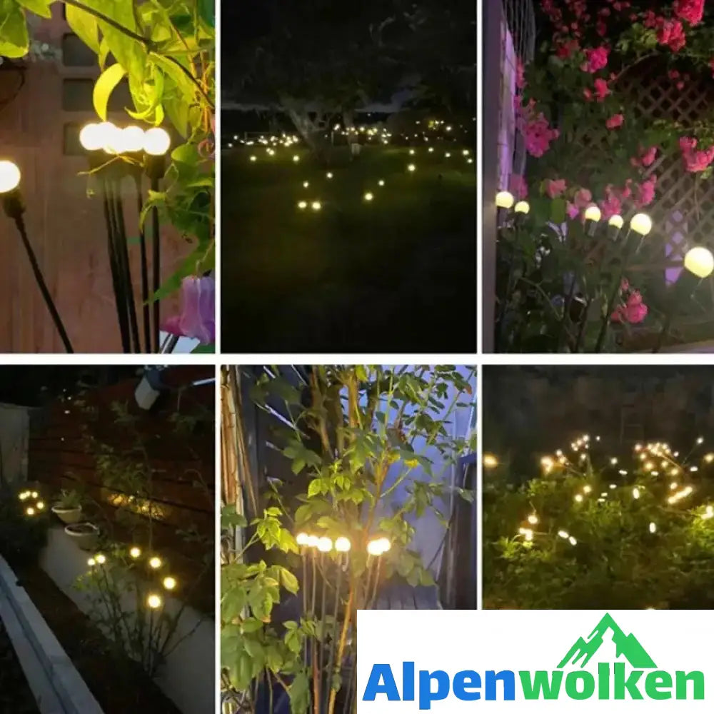 Alpenwolken - Solar Garten LED Glühwürmchen Steckleuchte | selber bauen garten