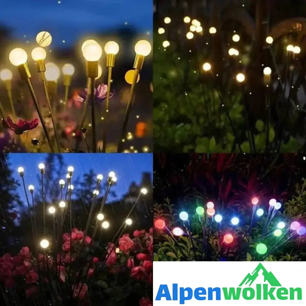 Alpenwolken - Solar Garten LED Glühwürmchen Steckleuchte | selber bauen garten