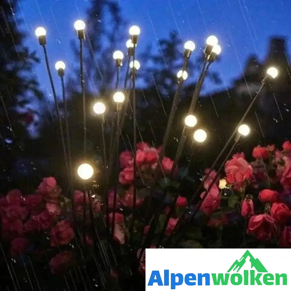 Alpenwolken - Solar Garten LED Glühwürmchen Steckleuchte | selber bauen garten