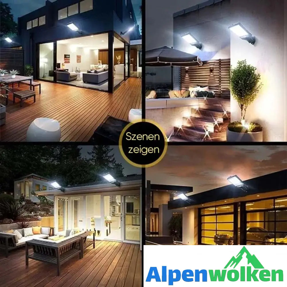 Alpenwolken - Solar-LED-Lampe für den Außenbereich