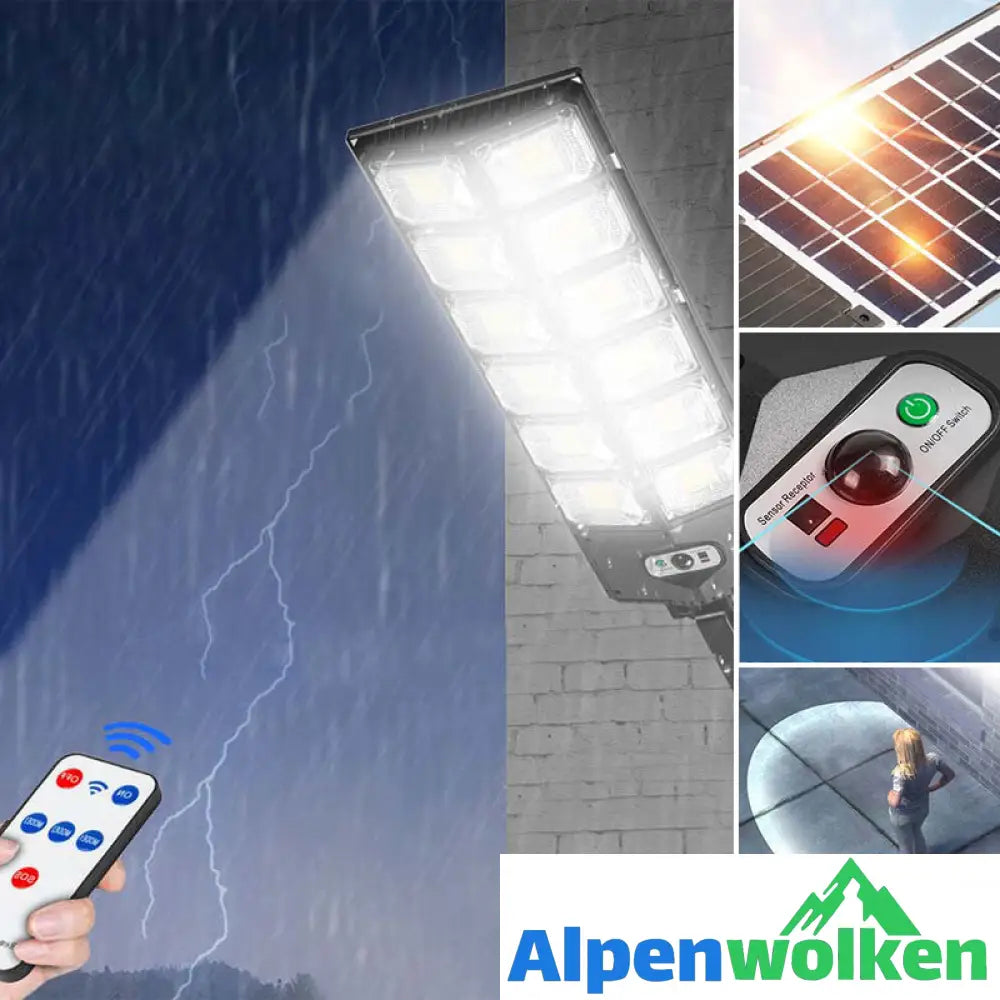 Alpenwolken - Solar-LED-Lampe für den Außenbereich