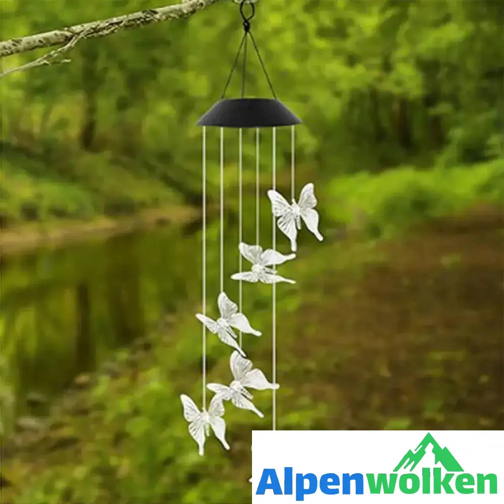 Alpenwolken - Solar-Schmetterling-Kronleuchter