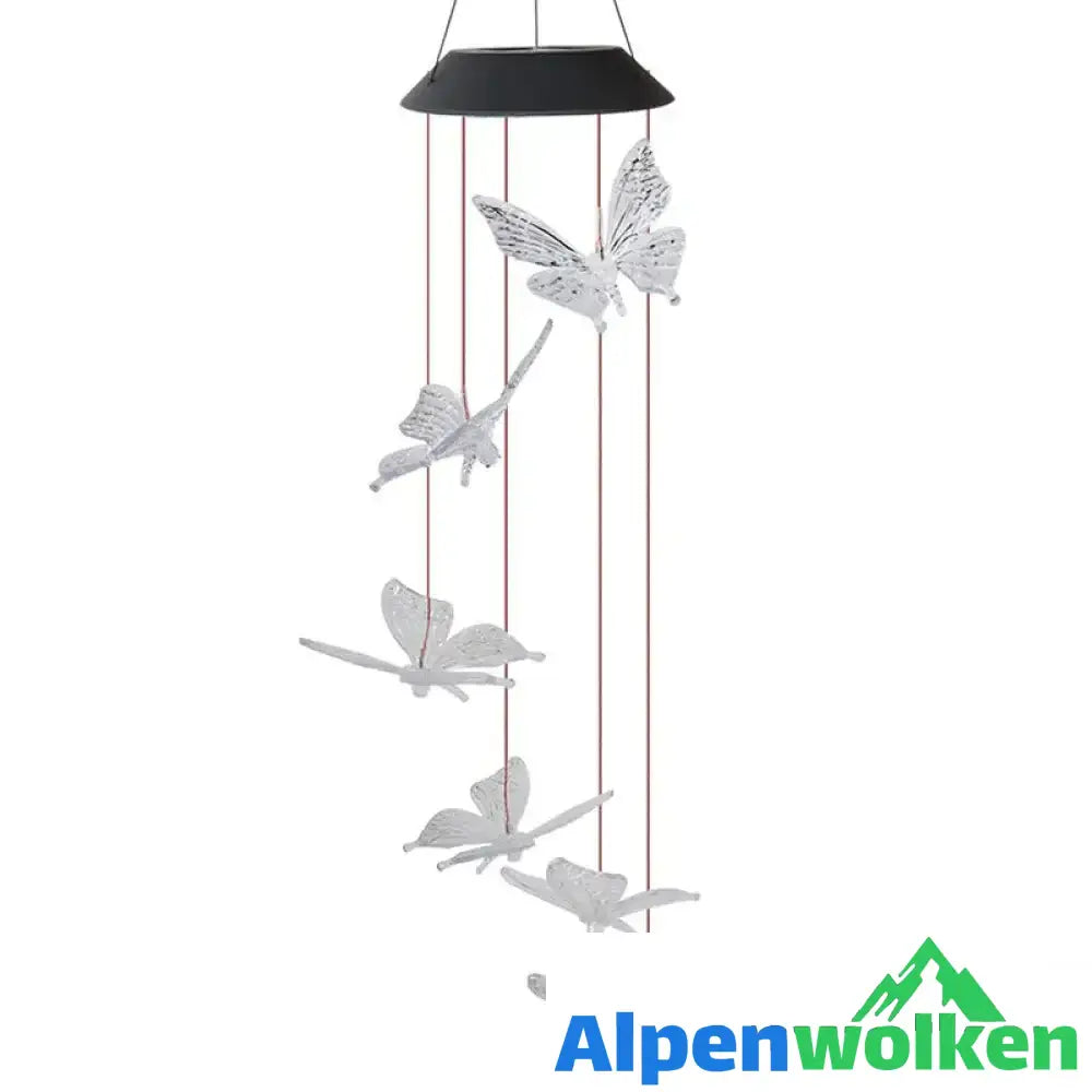 Alpenwolken - Solar-Schmetterling-Kronleuchter