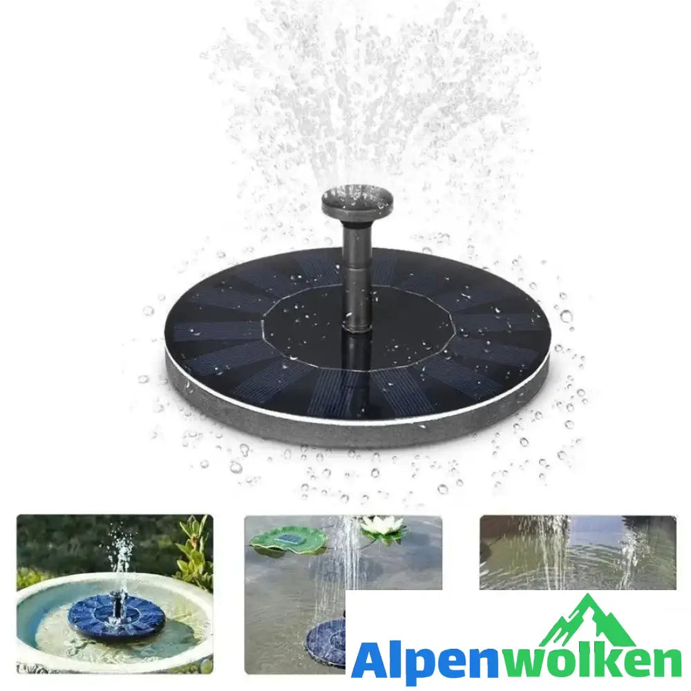 Alpenwolken - Solar Springbrunnen Pumpe