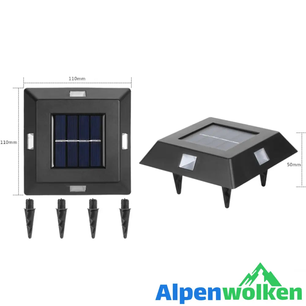 Alpenwolken - Solar-Wandleuchte für den Außenbereich