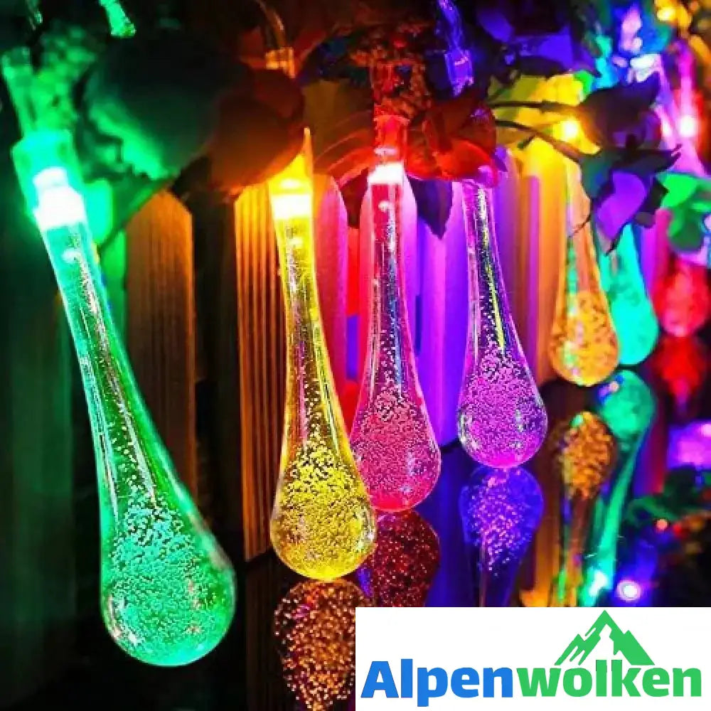 Alpenwolken - 🌈✨Solar Wassertropfen Lichterkette✨💡