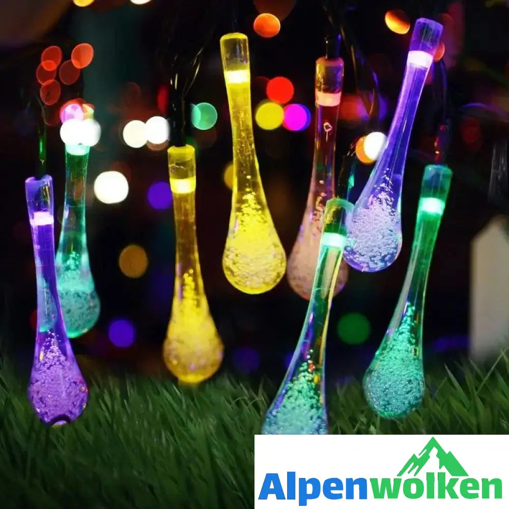 Alpenwolken - 🌈✨Solar Wassertropfen Lichterkette✨💡