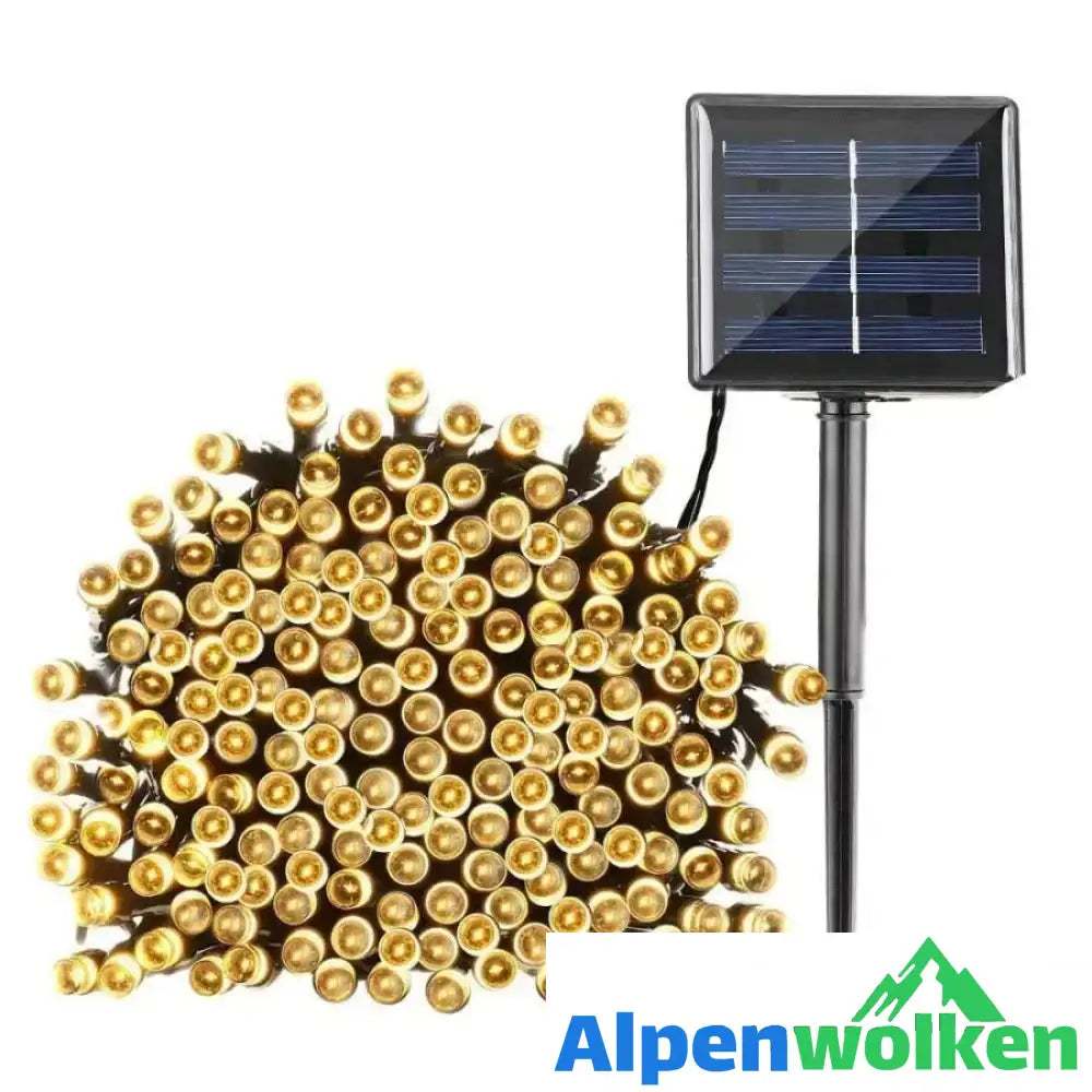 Alpenwolken - Solarbetriebene LED-Lichterkette