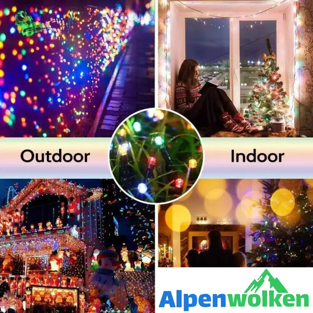 Alpenwolken - Solarbetriebene LED-Lichterkette