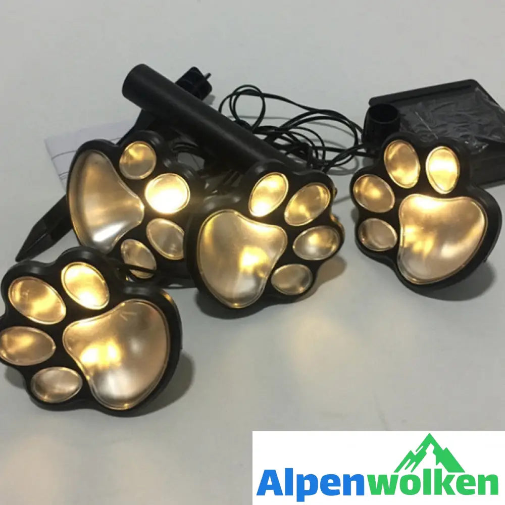 Alpenwolken - Solarbetriebene Lichter Für Pfotenabdrücke