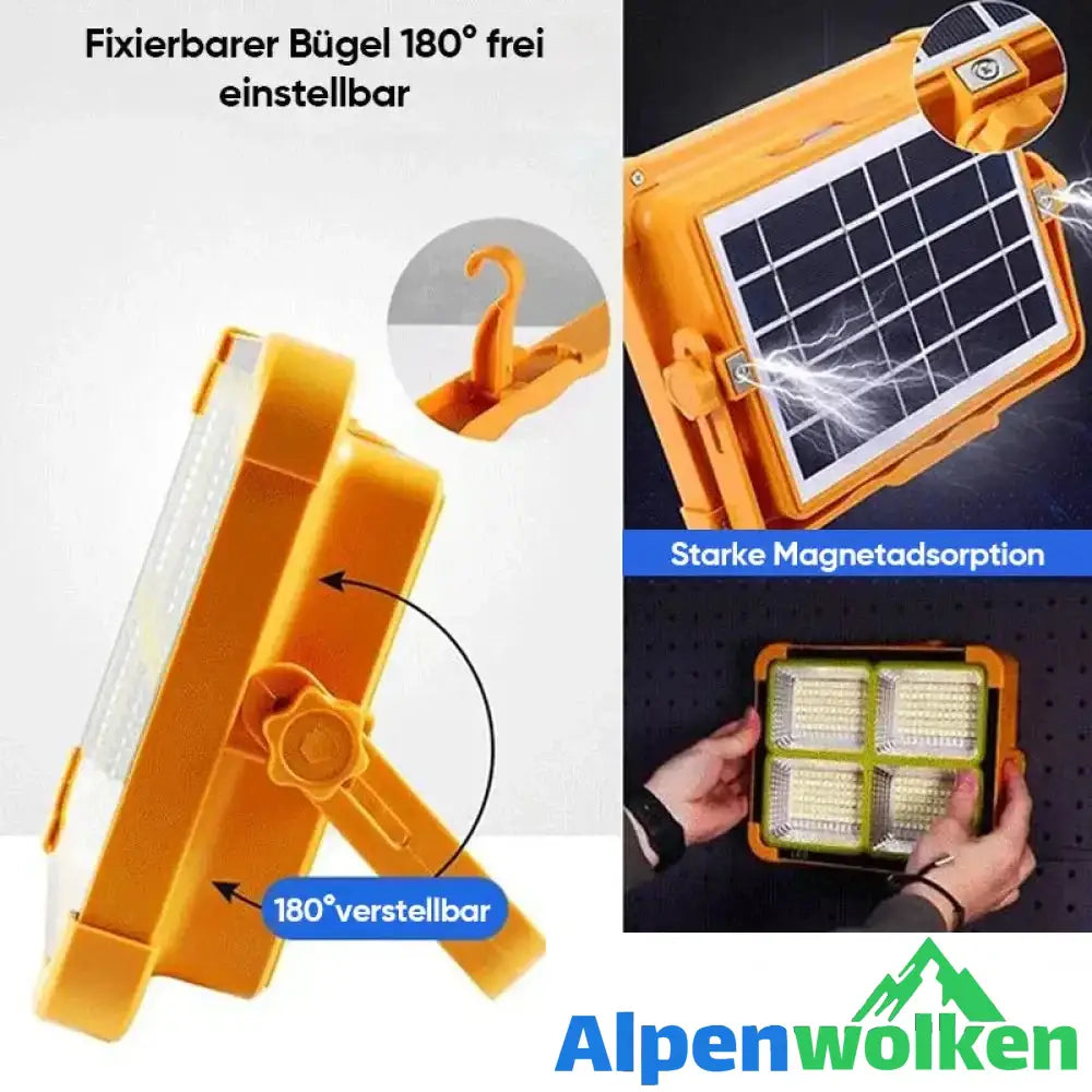 Alpenwolken - Solarbetriebene Tragelampe