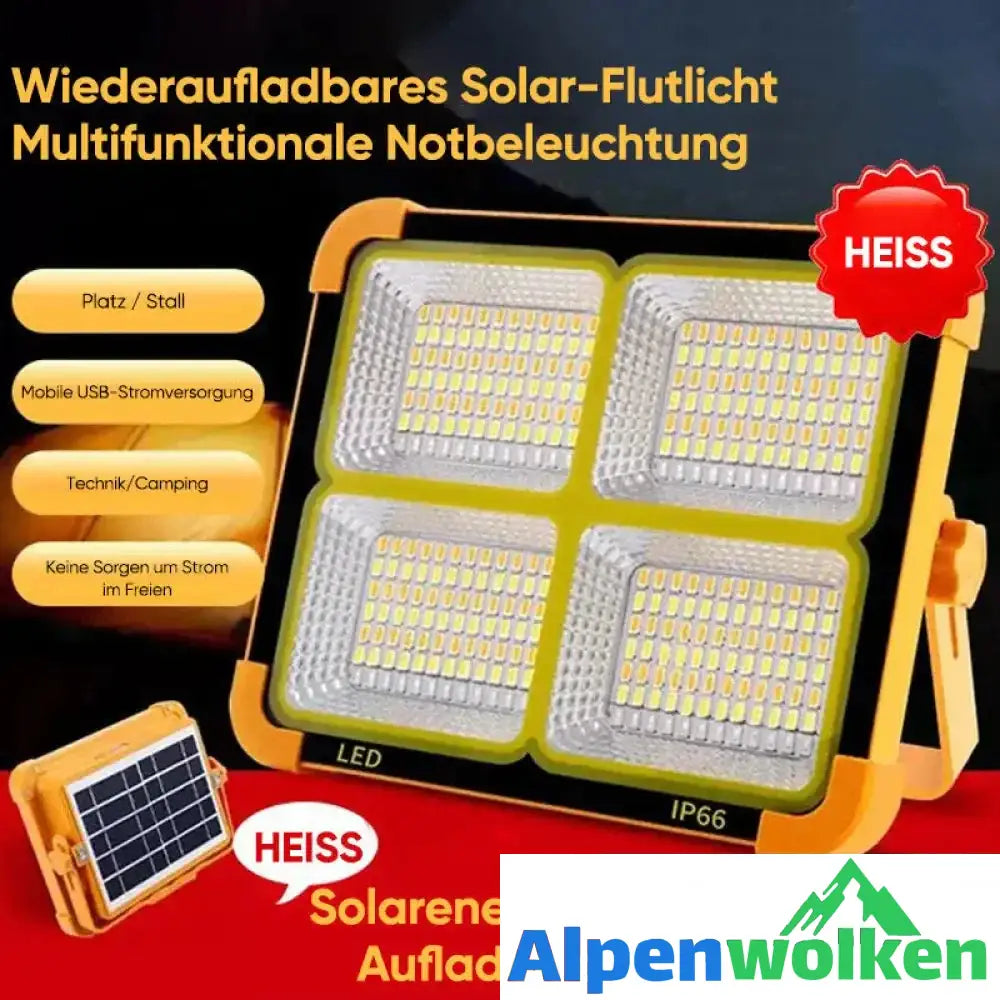 Alpenwolken - Solarbetriebene Tragelampe