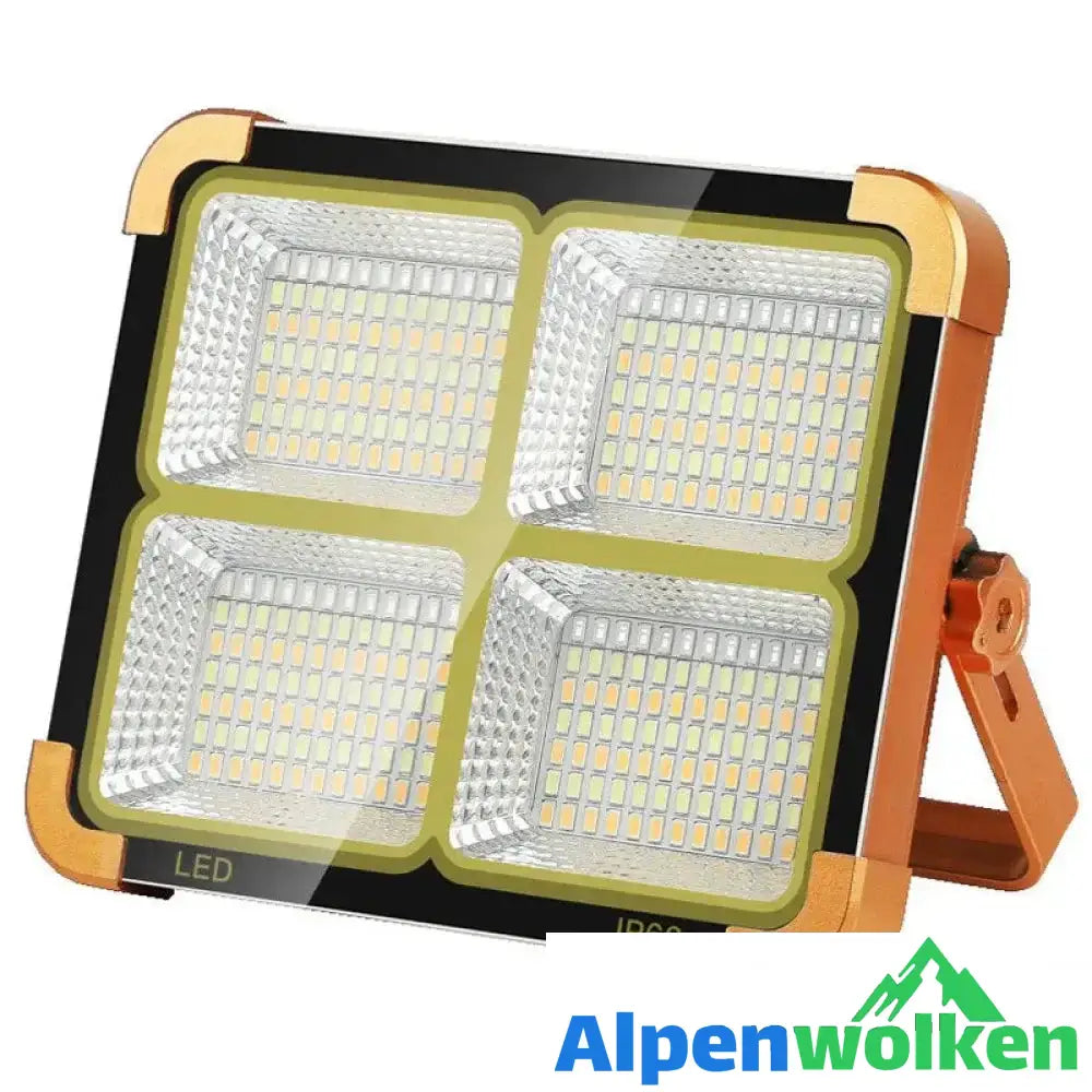 Alpenwolken - Solarbetriebene Tragelampe Orange-groß