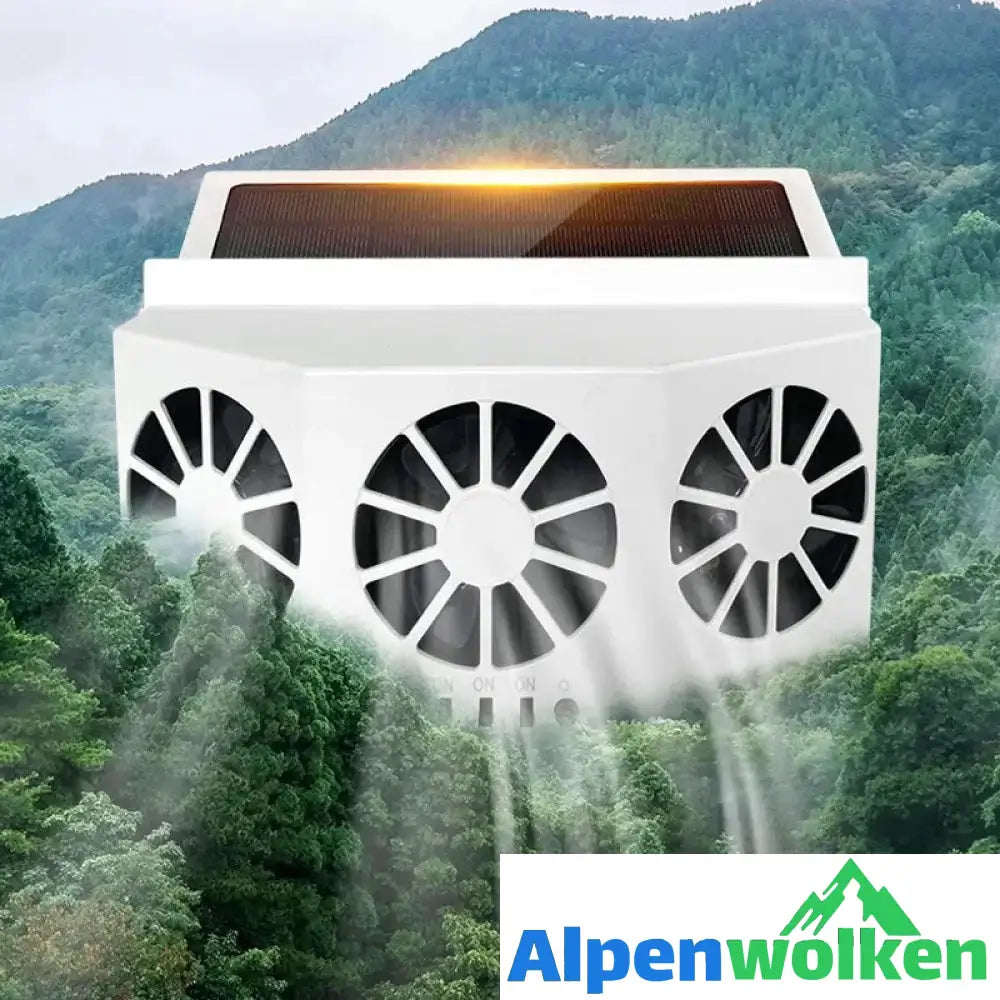 Alpenwolken - Solarbetriebener Fahrzeugabluftventilator