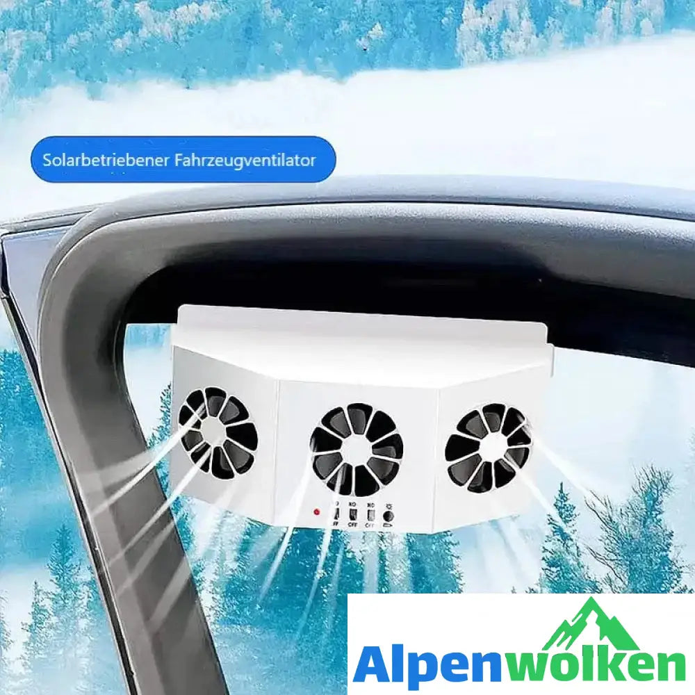 Alpenwolken - Solarbetriebener Fahrzeugabluftventilator