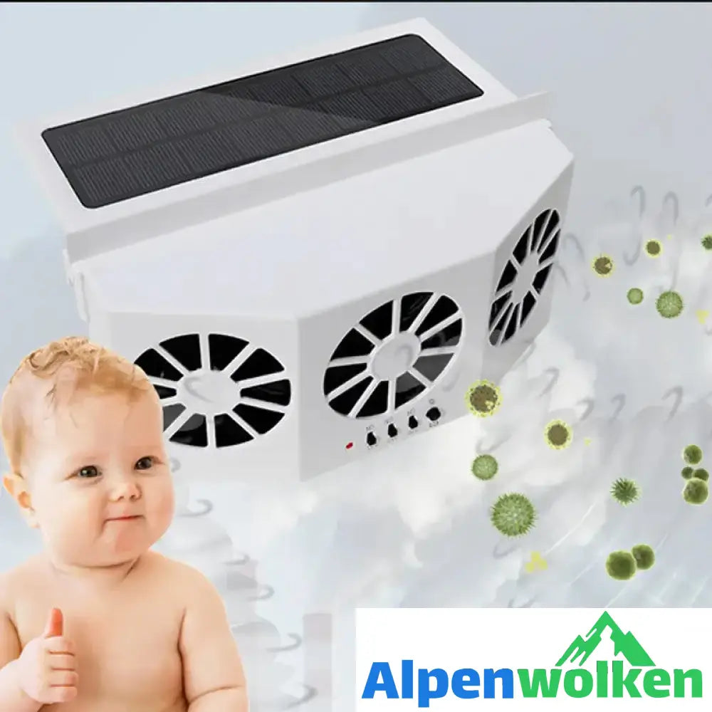 Alpenwolken - Solarbetriebener Fahrzeugabluftventilator