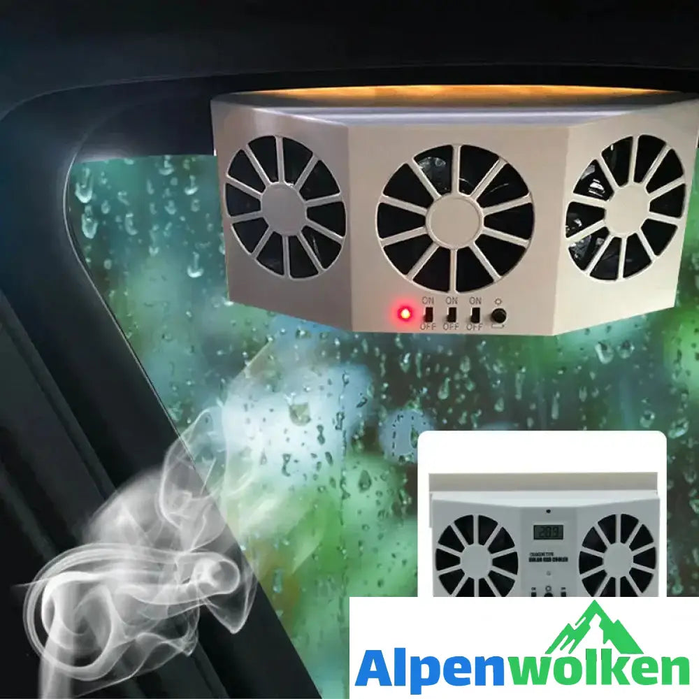 Alpenwolken - Solarbetriebener Fahrzeugabluftventilator