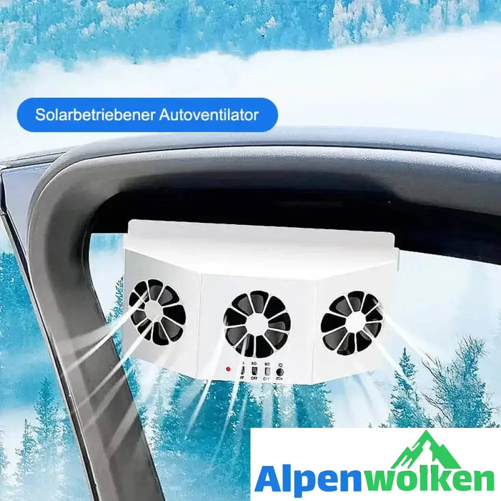 Alpenwolken - Solarbetriebener Fahrzeugabluftventilator