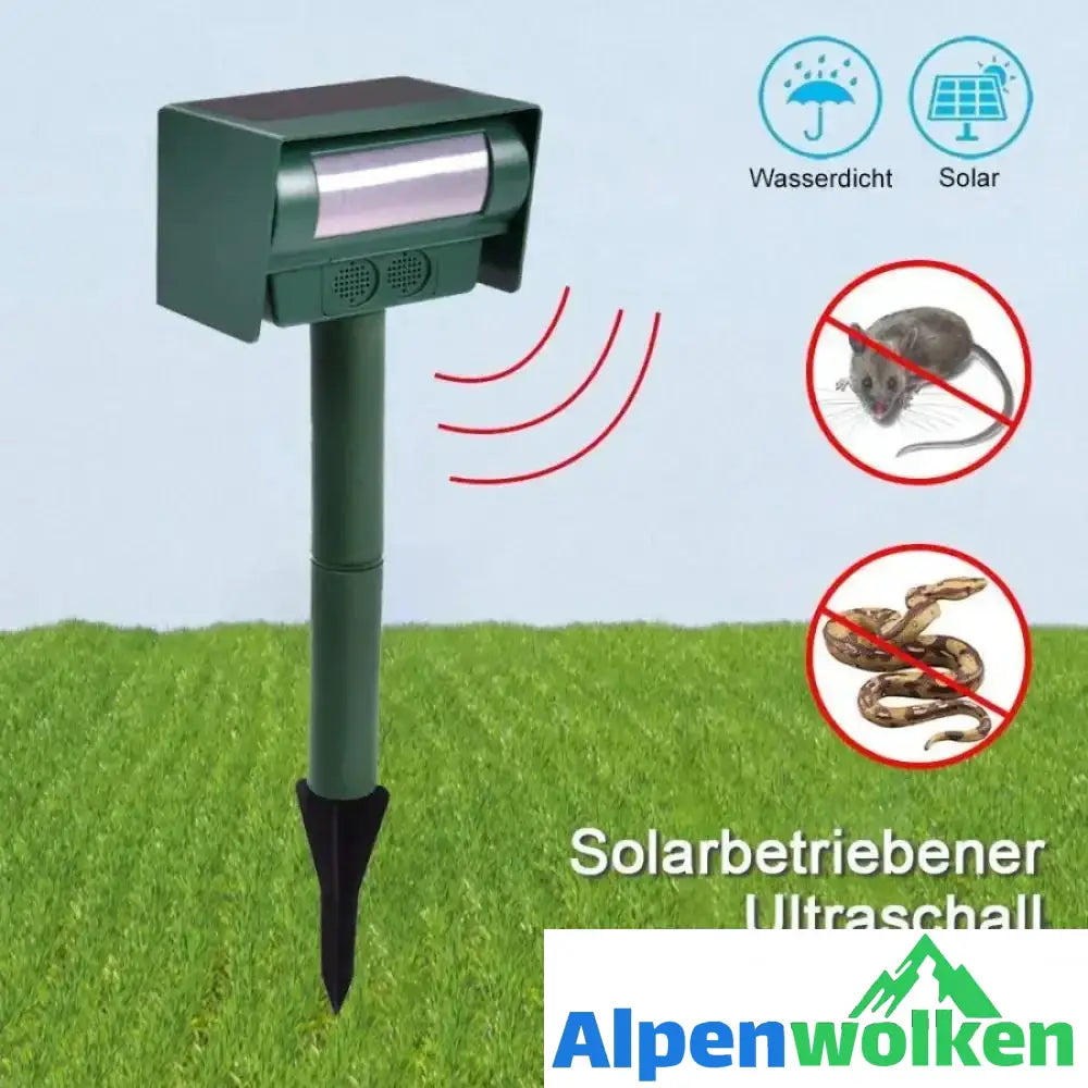 Alpenwolken - Solarbetriebener Ultraschall Schädlinge Mäuse Vertreiber