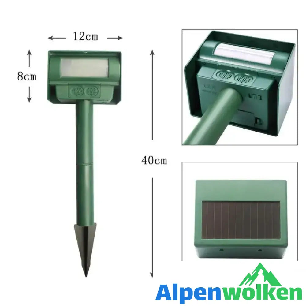 Alpenwolken - Solarbetriebener Ultraschall Schädlinge Mäuse Vertreiber