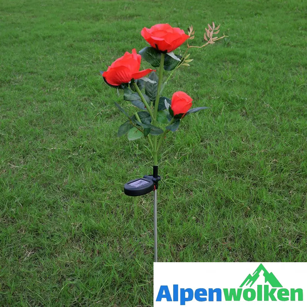 Alpenwolken - Solarbetriebenes LED-Rosenlicht