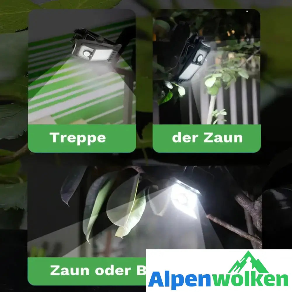 Alpenwolken - Solarsensor-Klipplicht