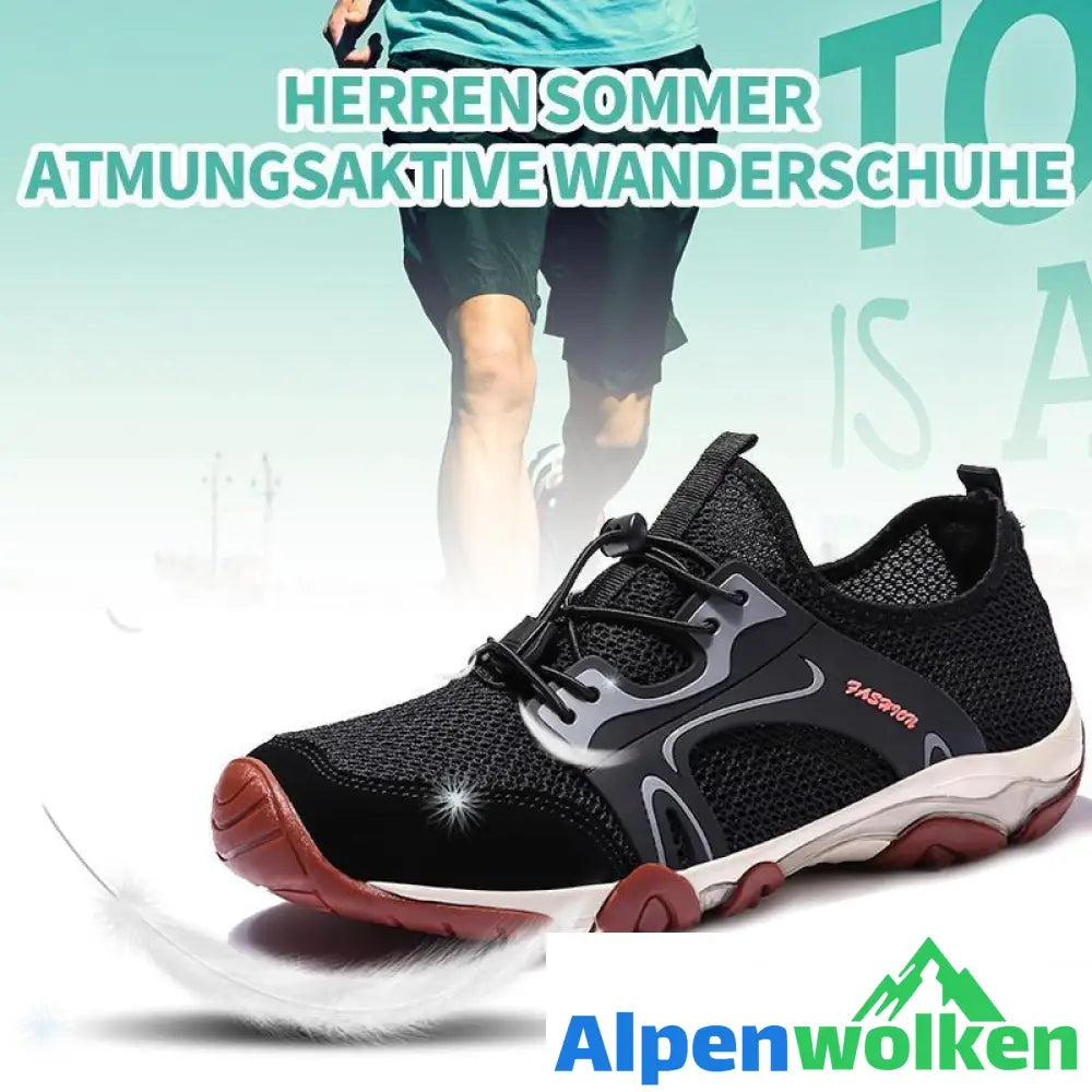 Alpenwolken - Sommer Atmungsaktive Wanderschuhe für Männer