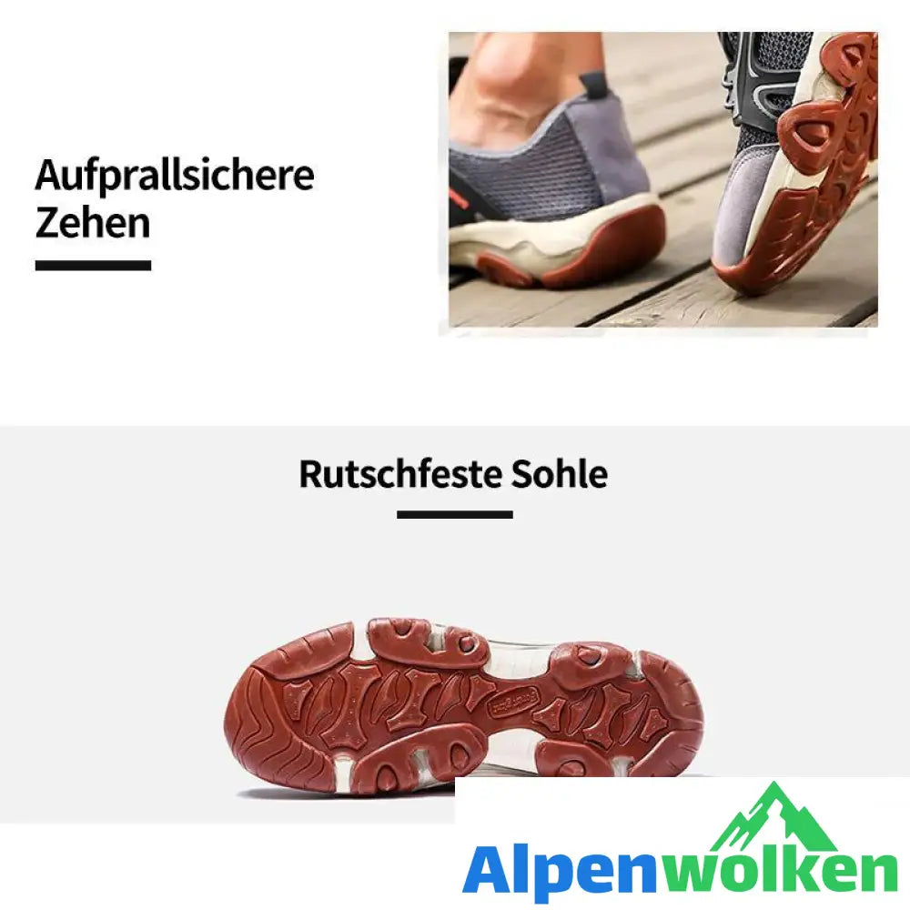 Alpenwolken - Sommer Atmungsaktive Wanderschuhe für Männer