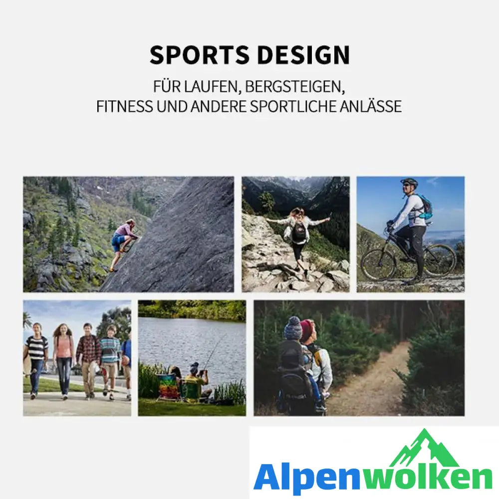 Alpenwolken - Sommer Atmungsaktive Wanderschuhe für Männer