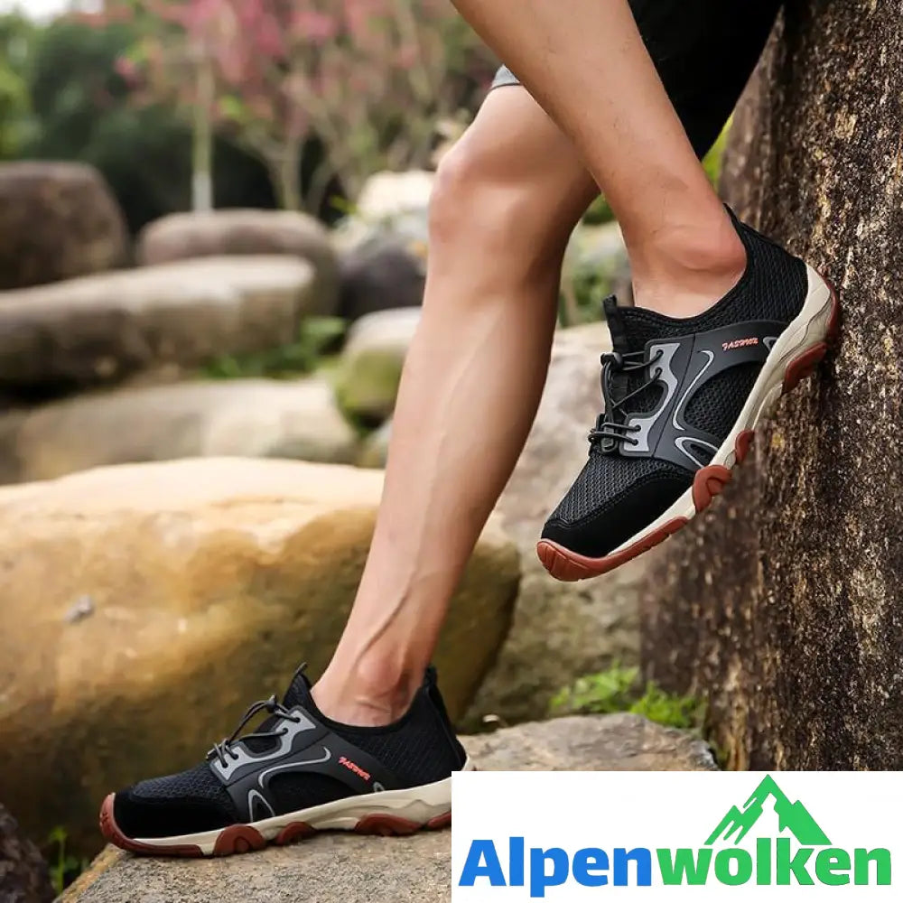 Alpenwolken - Sommer Atmungsaktive Wanderschuhe für Männer