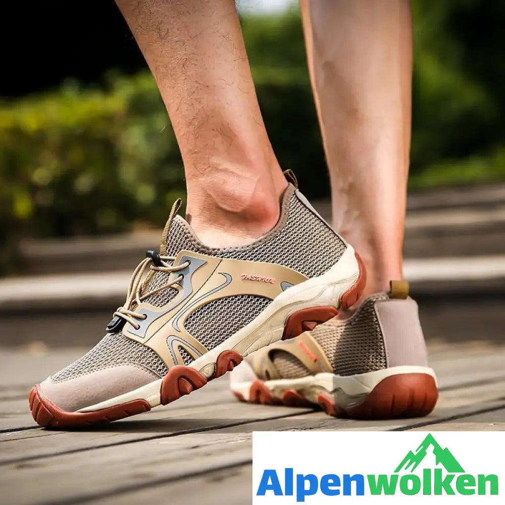 Alpenwolken - Sommer Atmungsaktive Wanderschuhe für Männer