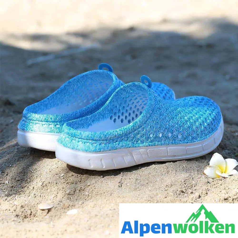 Alpenwolken - Sommer Damen Sandalen Strandschuhe Hausschuhe