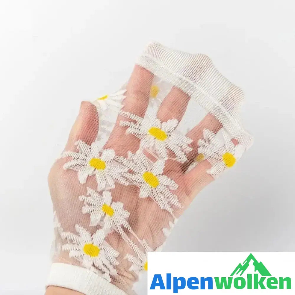 Alpenwolken - Sommer Gänseblümchen Socken