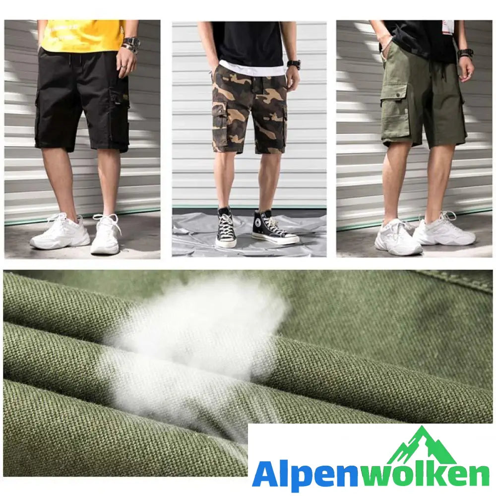 Alpenwolken - Sommer Overalls Herr Lässige Shorts