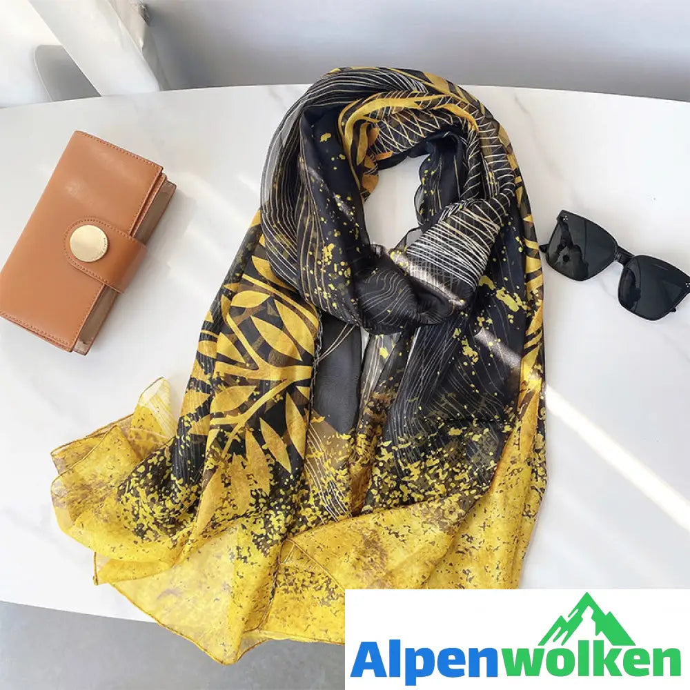 Alpenwolken - Sommer-Sonnen-Schal für Frauen