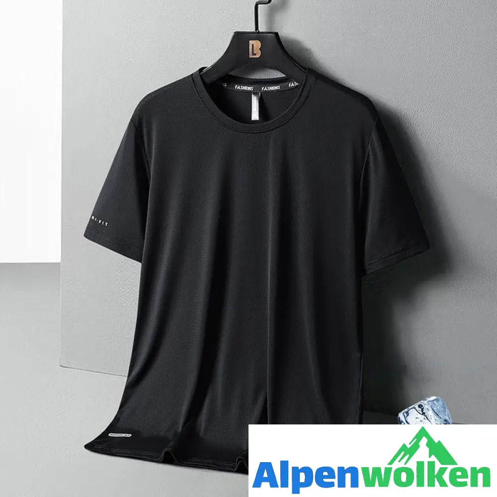 Alpenwolken - 🎉Sommer-Specials🎉Rundhals-T-Shirt aus Eisseide