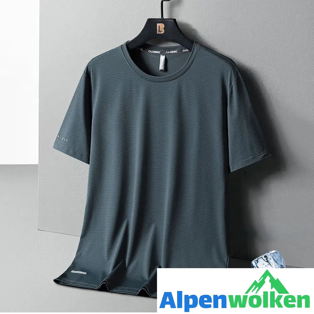 Alpenwolken - 🎉Sommer-Specials🎉Rundhals-T-Shirt aus Eisseide