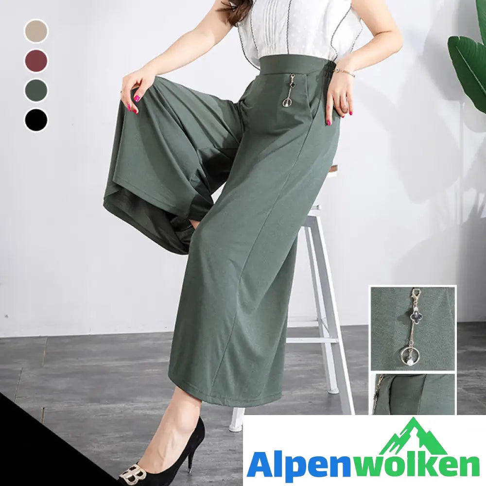 Alpenwolken - 🔥Sommer-Specials🔥Weite Hosenbeine Damenrock Hosen