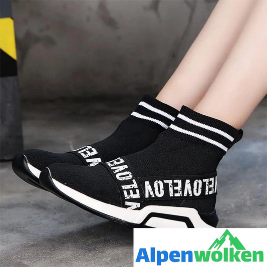 Alpenwolken - Sommer wilde atmungsaktive Stretch-Socken Freizeitschuhe