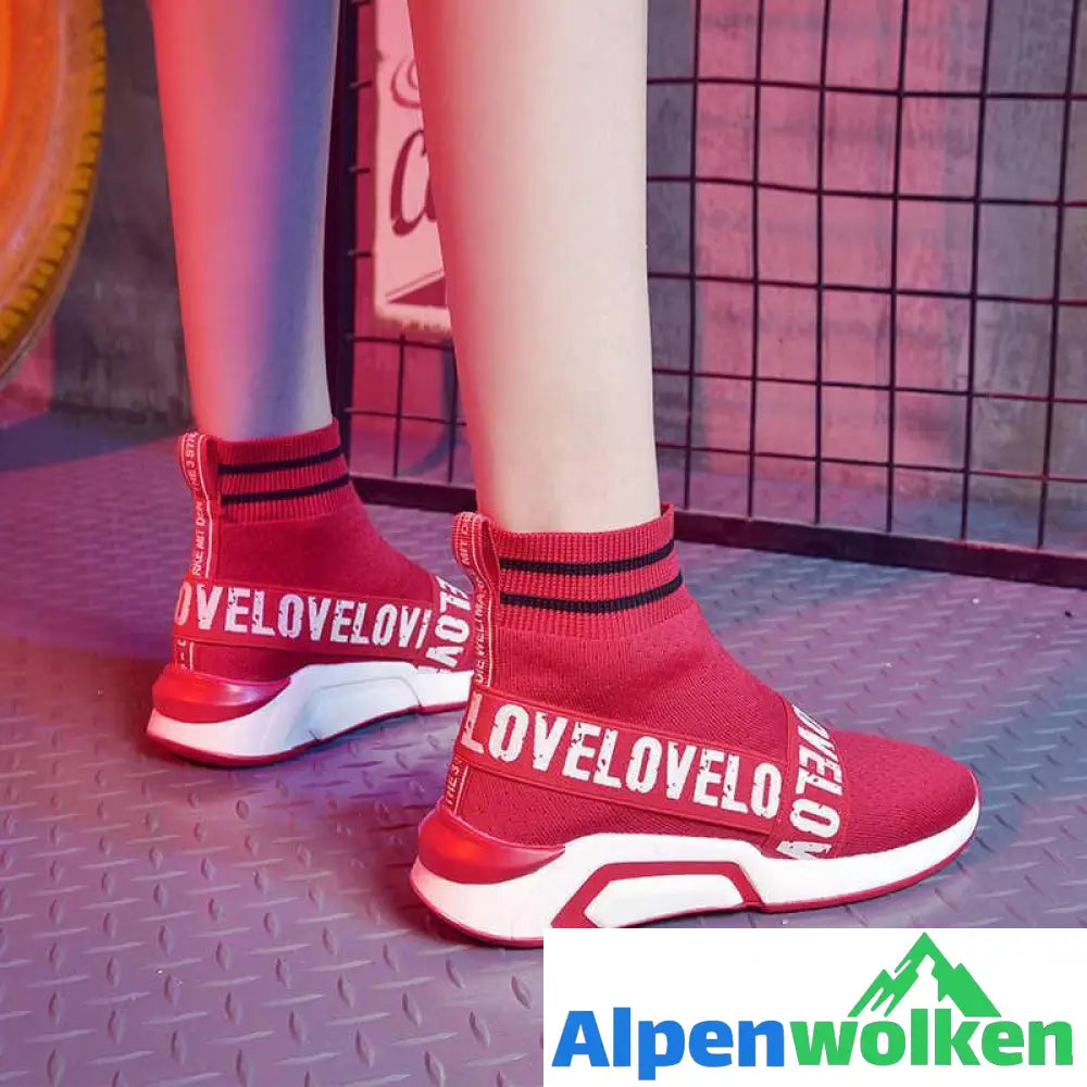 Alpenwolken - Sommer wilde atmungsaktive Stretch-Socken Freizeitschuhe