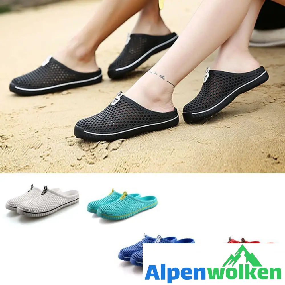 Alpenwolken - Sommerhausschuhe, Strandschuhe für Männer, Frauen